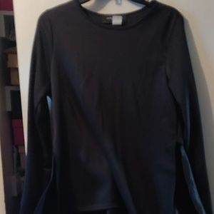 Black classy flare shirt